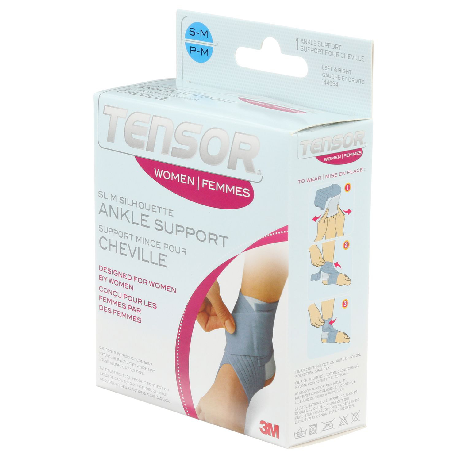 FUTURO™ Slim Silhouette Ankle Support 95347EN, Small/Medium