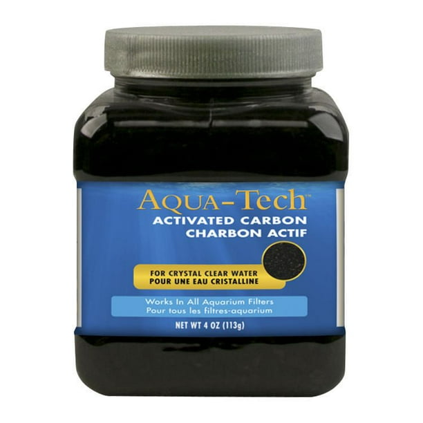 Filtre à carbone actif d'Aqua-Tech pour tous les aquariums, 113g Pour les filtres d'aquarium!