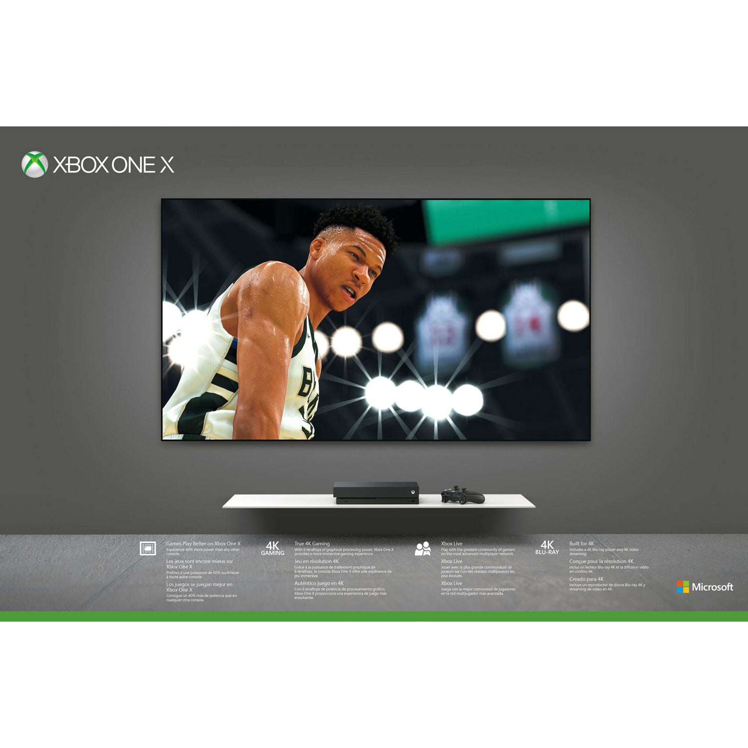 Xbox one x nba 2k19 hot sale bundle 1tb