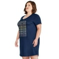 thumbnail image 2 of George Plus Women's Nightshirt and Scrunchie 4-Piece Set, 2 of 6