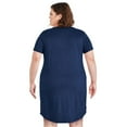 thumbnail image 3 of George Plus Women's Nightshirt and Scrunchie 4-Piece Set, 3 of 6