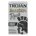 thumbnail image 1 of Trojan BareSkin Raw Lubricated Latex Thin Condoms, 8 Count, 1 of 7