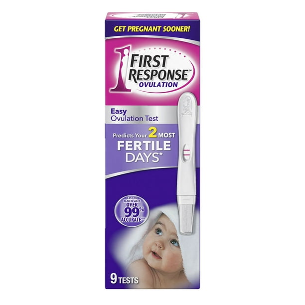 PREMIÈRE RÉPONSEMC Test d’ovulation facile à lire, 9ct
