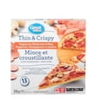 thumbnail image 2 of Great Value Thin and  Crispy Pepperoni, Mushroom and  Ham Pizza, 2 of 3