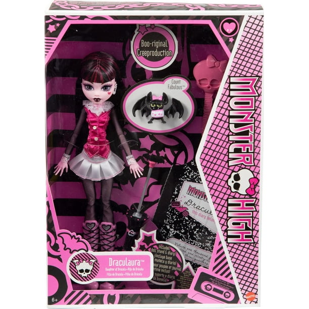 In Hand! New 2022 Monster High Draculaura Reel Drama Doll Monster High Doll