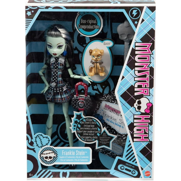 Monster High - Poupée mannequin Frankie Stein et son chien - La