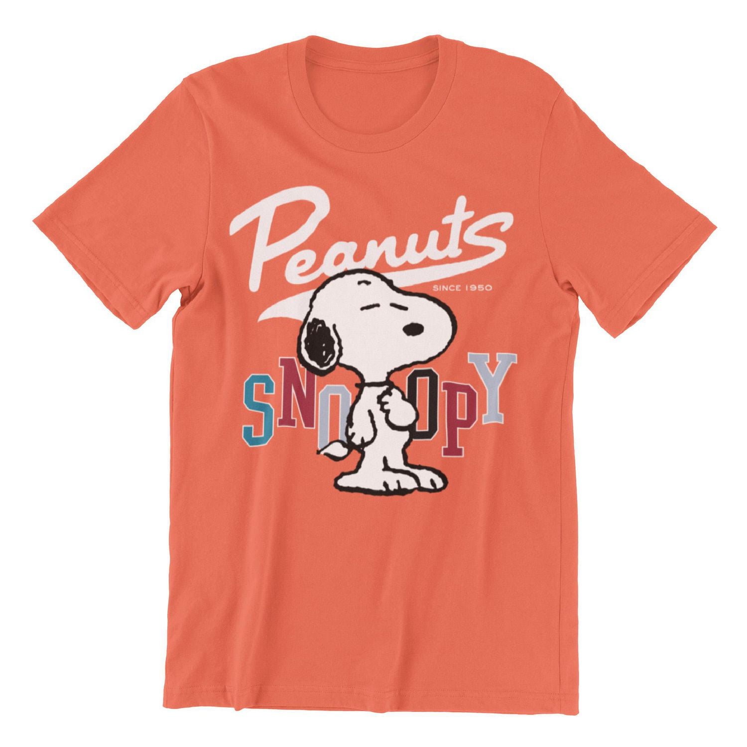 Peanuts Tee shirt femme. Ce t-shirt à manches courtes et col rond pour femme peut facilement être porté avec votre jean ou votre bas préféré et