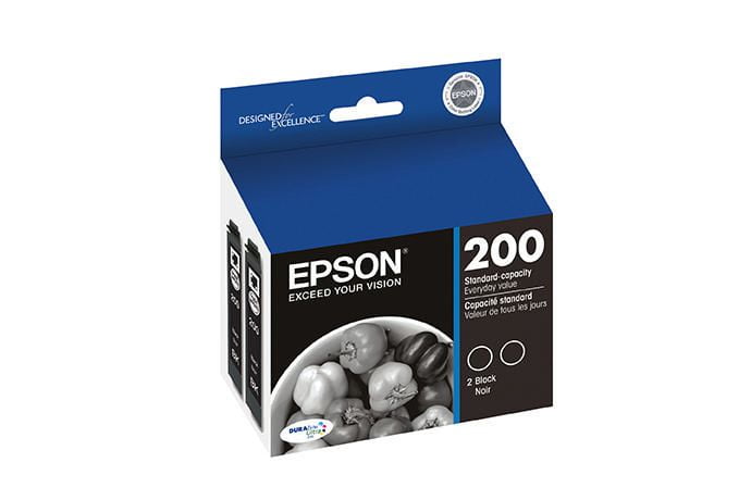 Epson T200120-D2 DURABrite Black Ink Cartridges, Standard Capacity, 2 Pack | Walmart Canada