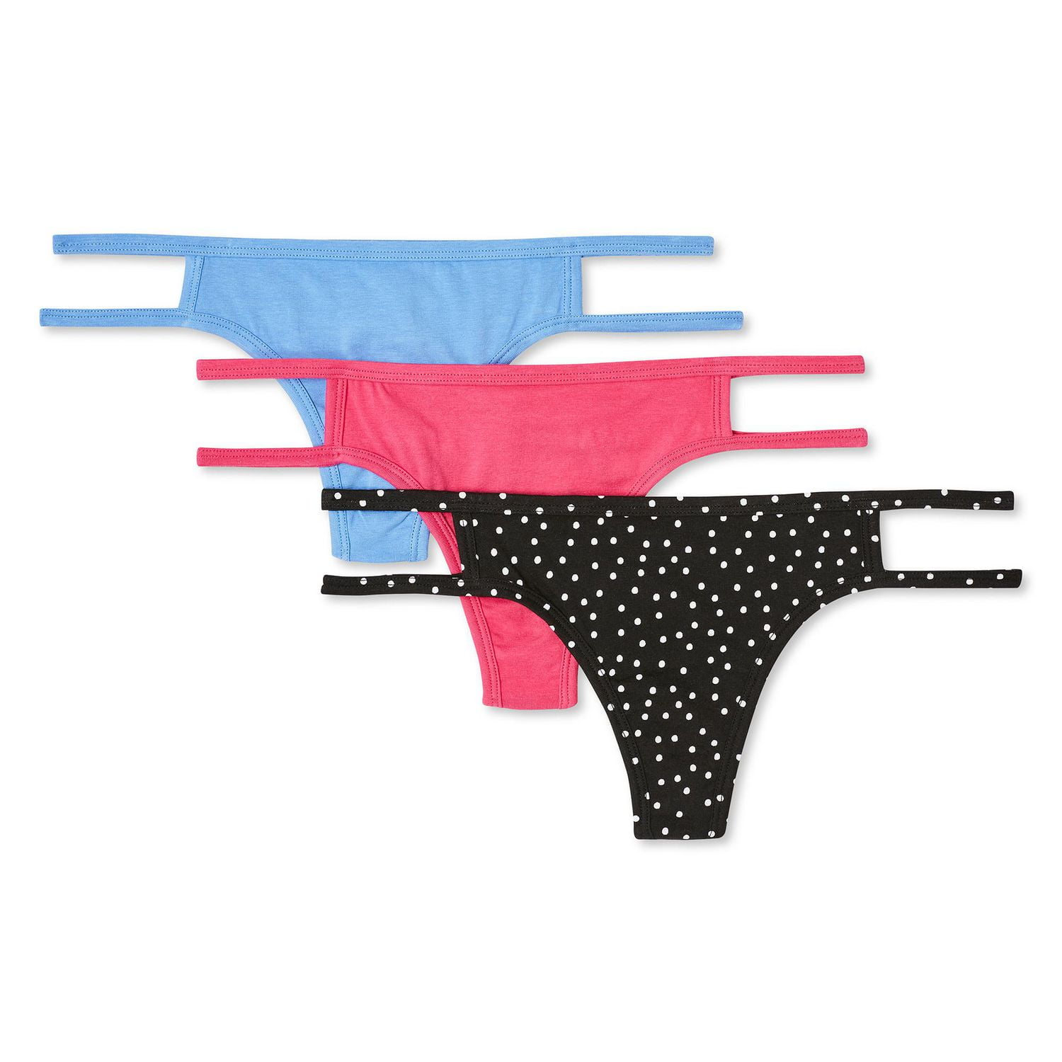 No Boundaries Women's Thong 3-Pack