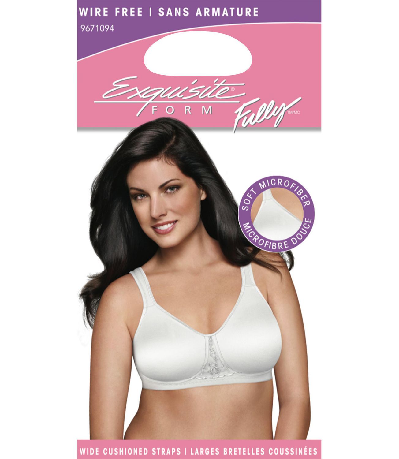 Exquisite Form #9671094 FULLY Full-Coverage Bra, Wire-Free, Available Sizes  40C - 48DDD