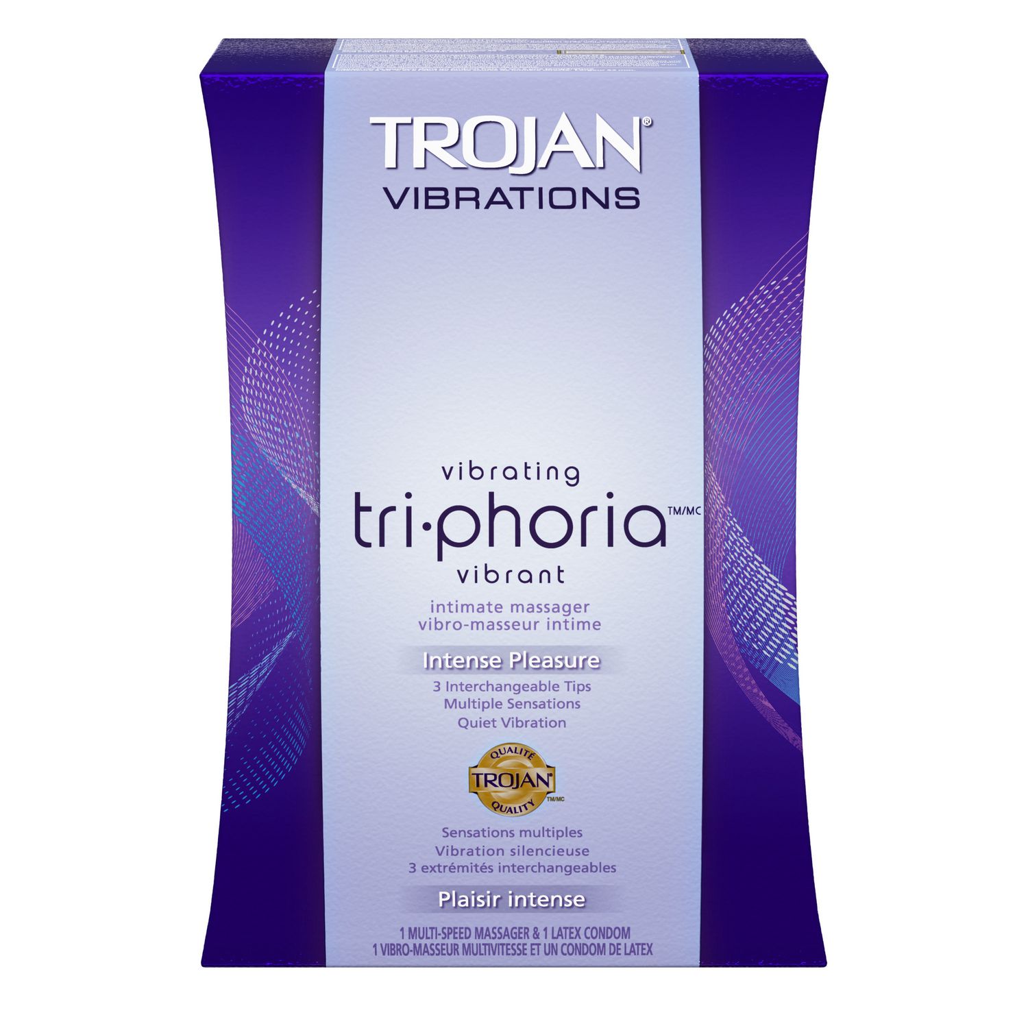 There’s so much the TROJAN TRI-PHORIA intimate massager can do…and that giv...