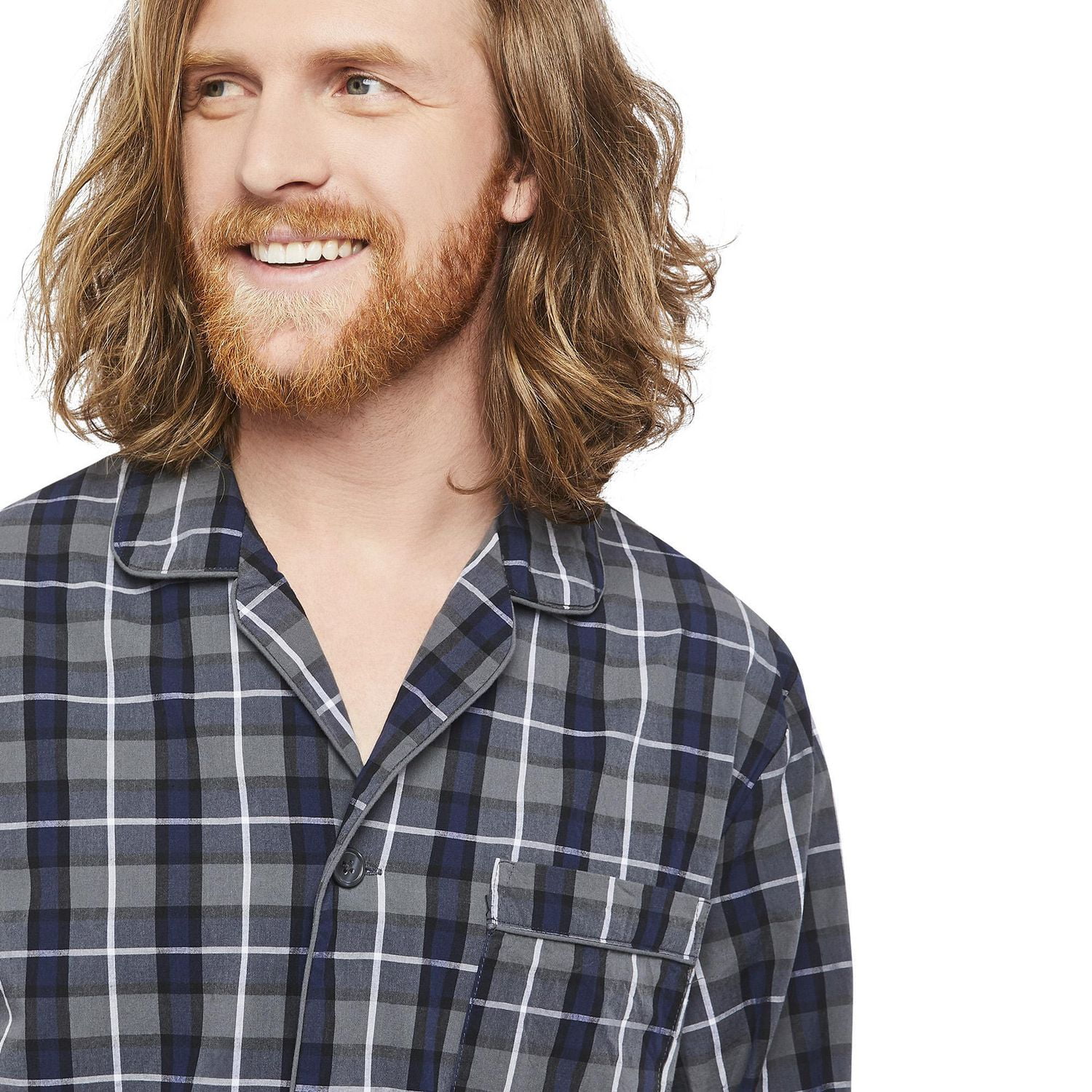 George Men's Notch Collar Pyjama Set