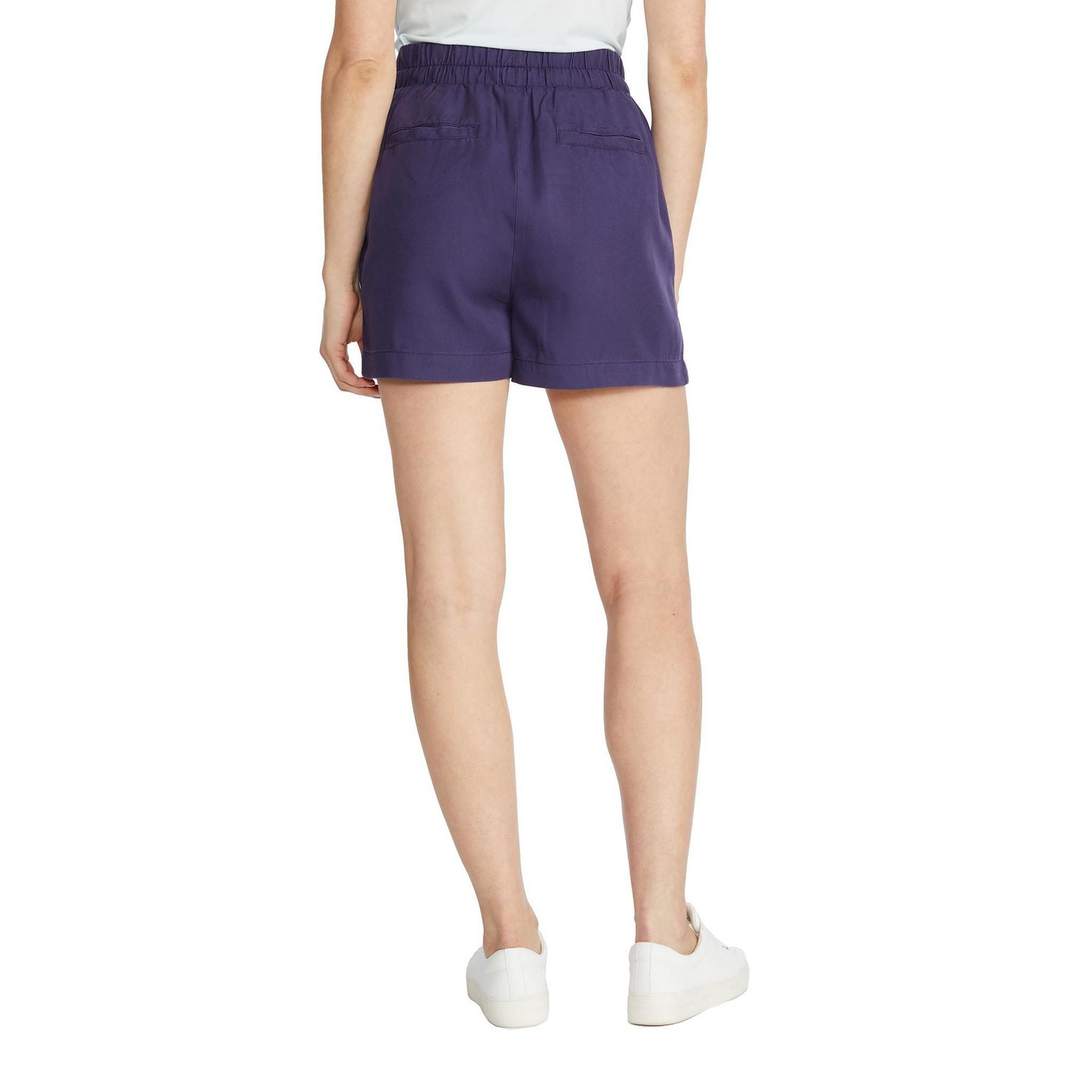 Mexx Women’s Twill Shorts with Elastic Waistband