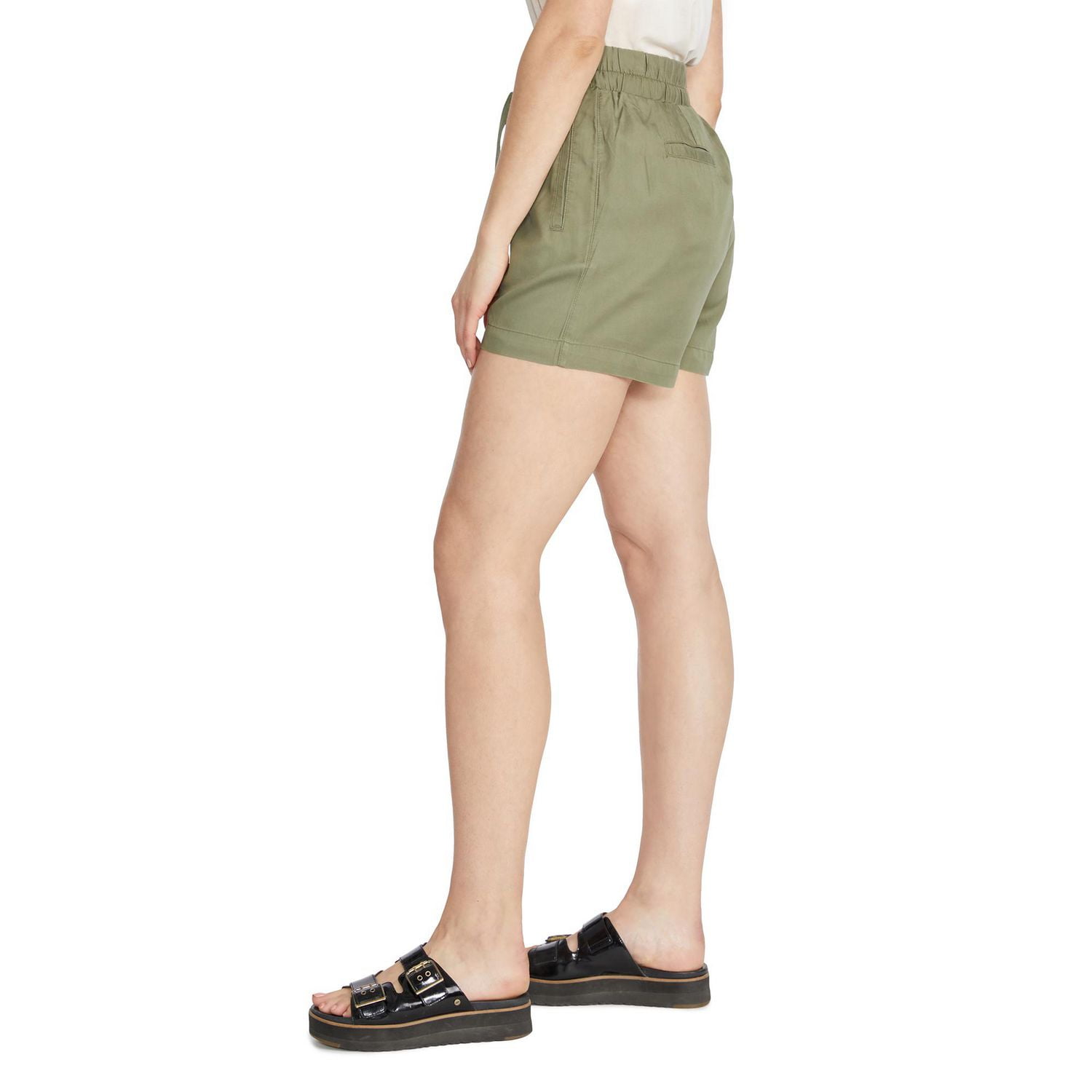 Mexx Women’s Twill Shorts with Elastic Waistband