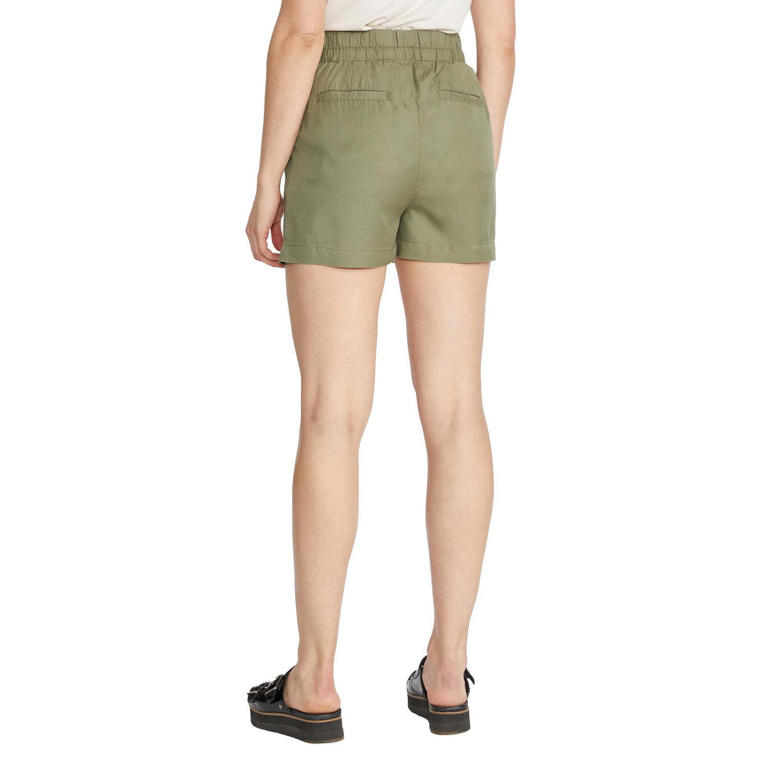 Mexx Women’s Twill Shorts with Elastic Waistband