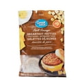 thumbnail image 1 of Great Value Pork Sausage Breakfast Patties, Made with Natural Ingredients, Fully Cooked. A minimum of 14 pieces in every bag. $9.00., 1 of 2