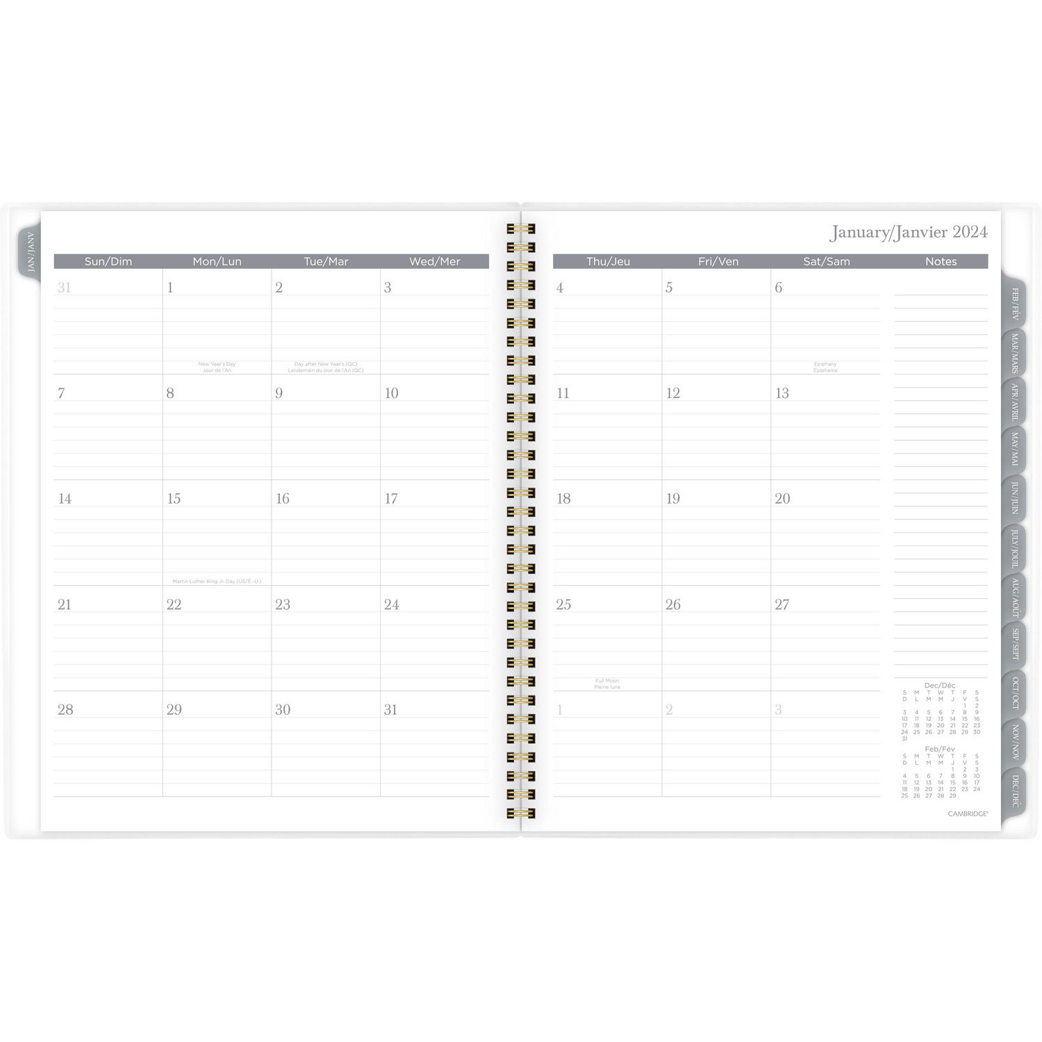 Cambridge Large Love 2024 Cyo Weekly/Monthly Planner, Weekly