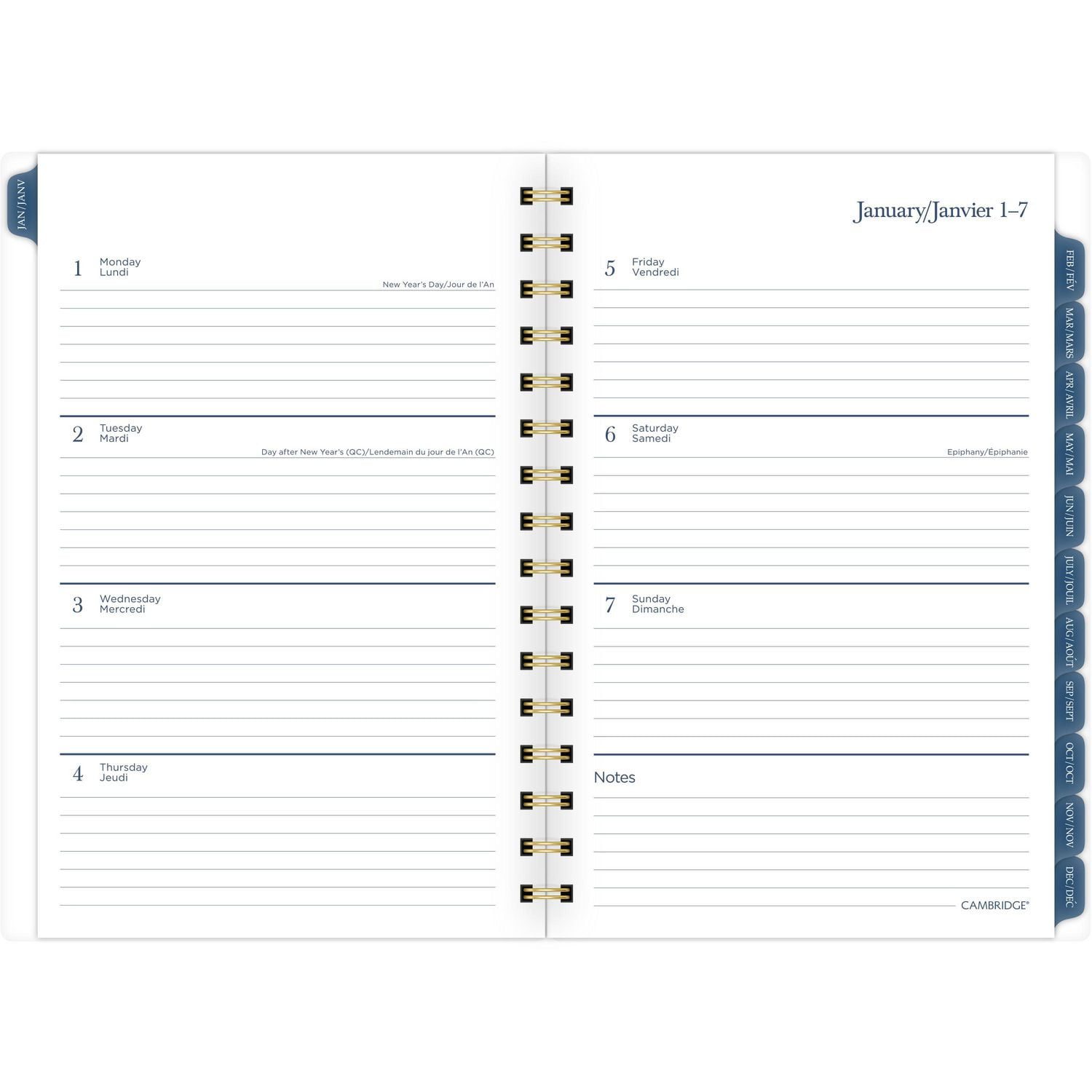 Cambridge Small Fresh Air Lavender 2024 Weekly/Monthly Planner