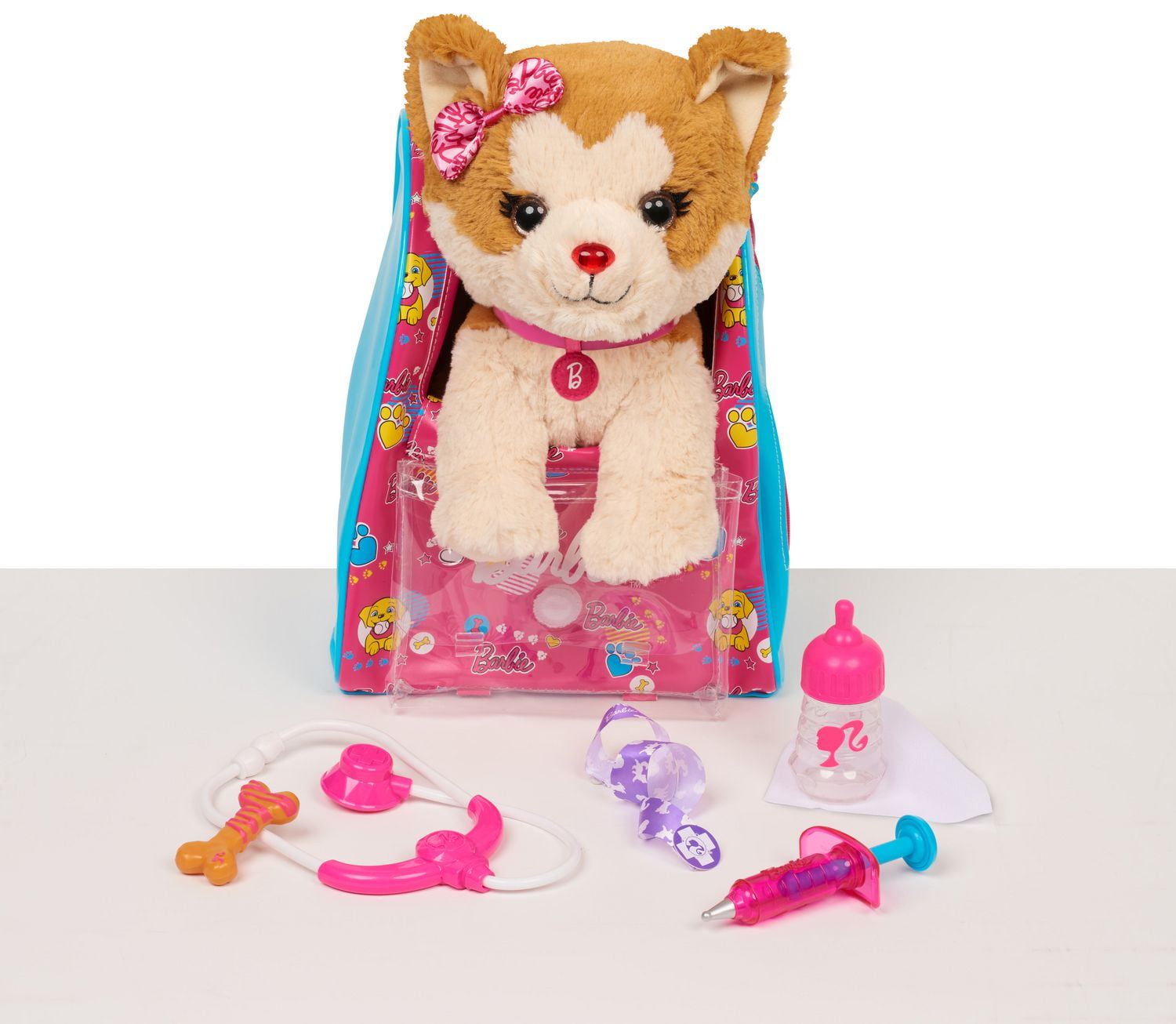 Barbie kiss and discount care pet doctor set