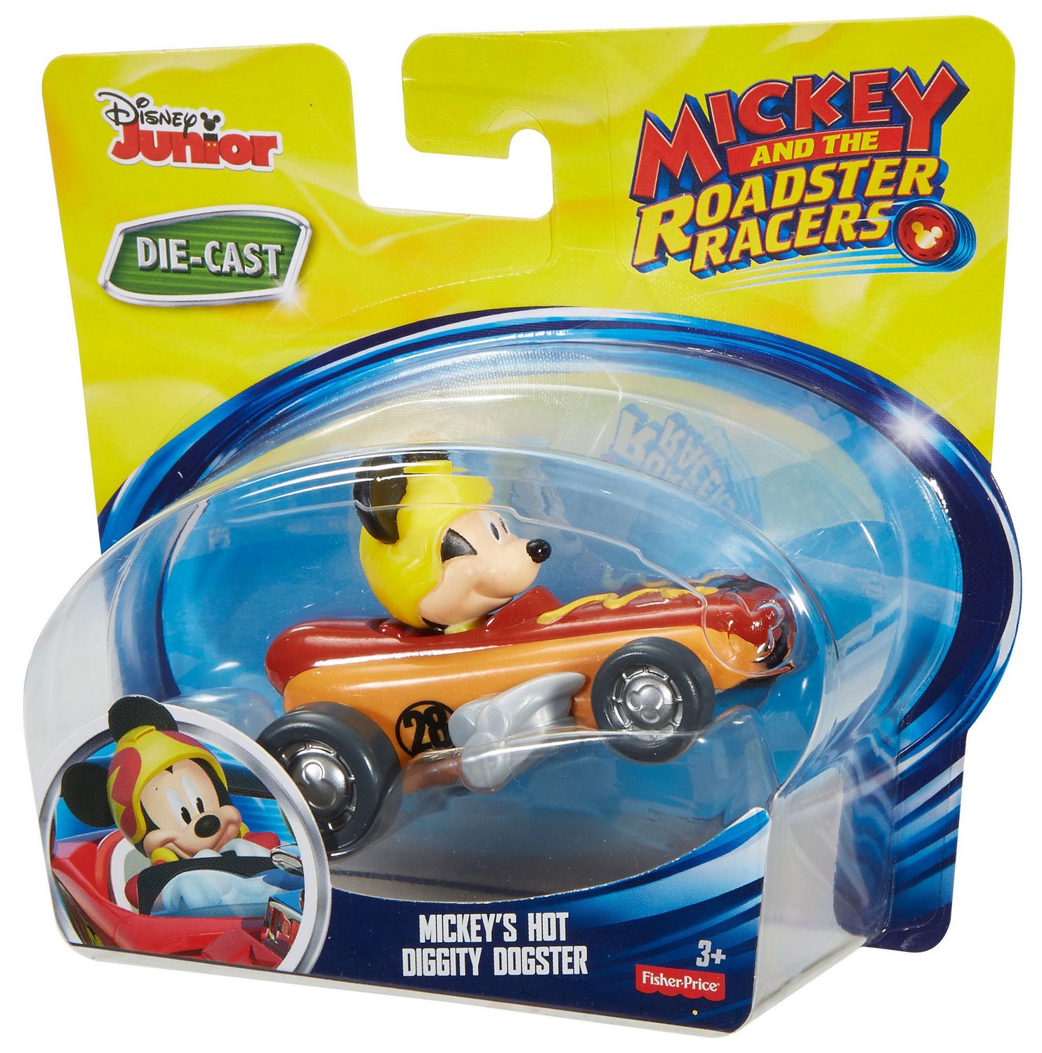 Disney Jr Die Cast Mickey and The Roadster Racers Mickey's Hot Diggity Dogster for sale online 
