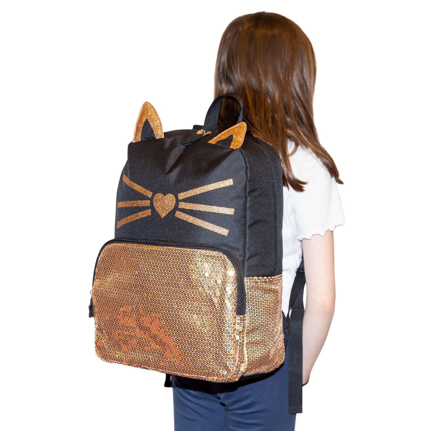 Sequin deals backpack purse