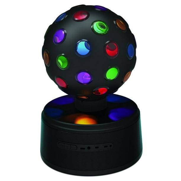 Haut-Parleur Boule Disco, Portable Mini Boule Disco Coloré Antidérapant  Lumière Rotative Charge USB Pour KTV Rouge