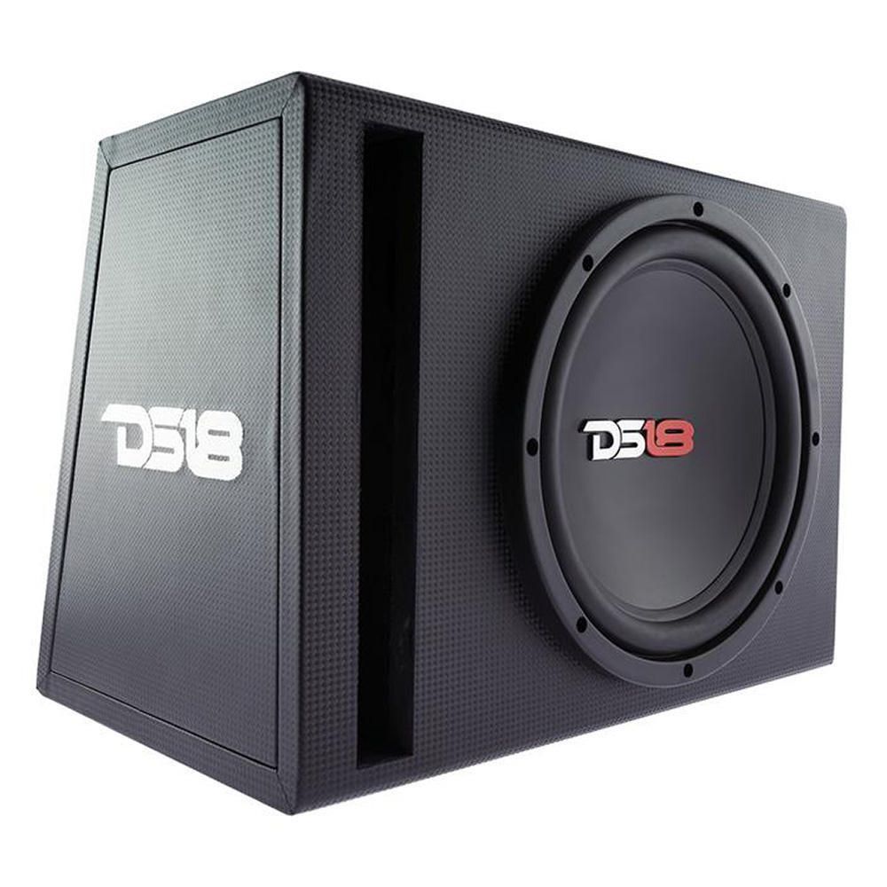 DS18 Bass Package, 10" Subwoofer in Mdf Enclosure with BuiltIn Amp And