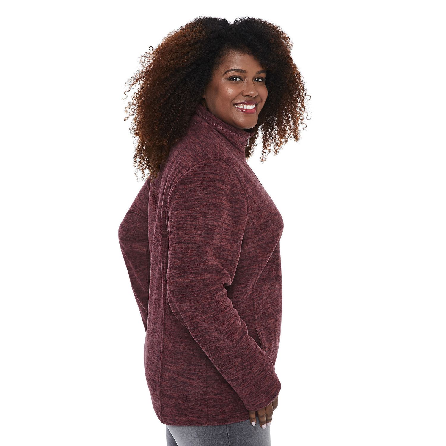 George Women's Sweater Fleece Jacket 