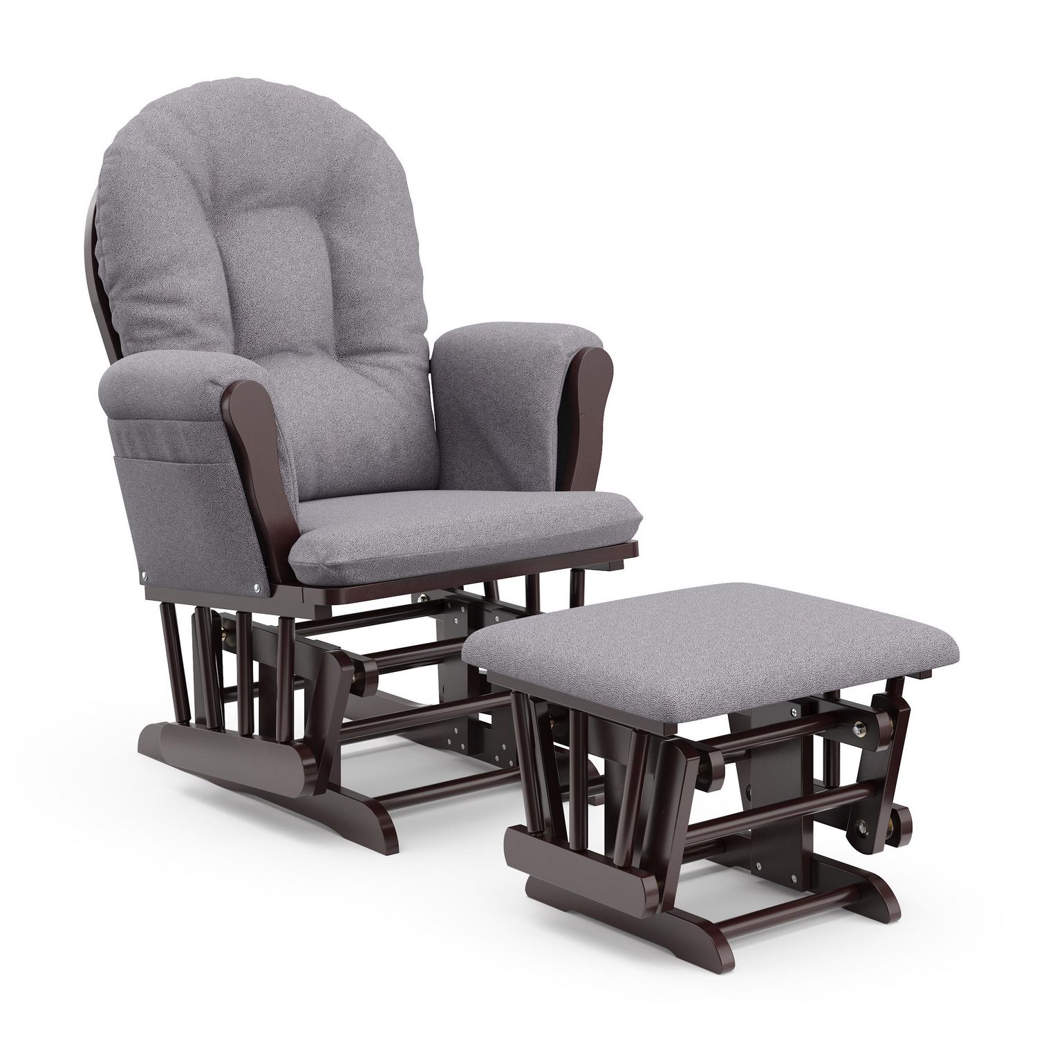 Storkcraft Hoop Glider and Ottoman