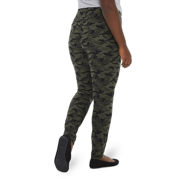 George Plus Women's Camouflage Knit Jeggings 