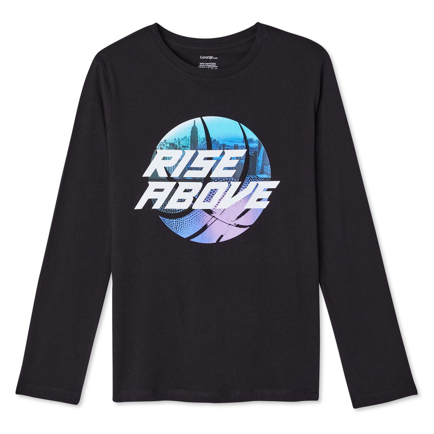 T-shirt de sport avec imprimé graphique George pour garçons