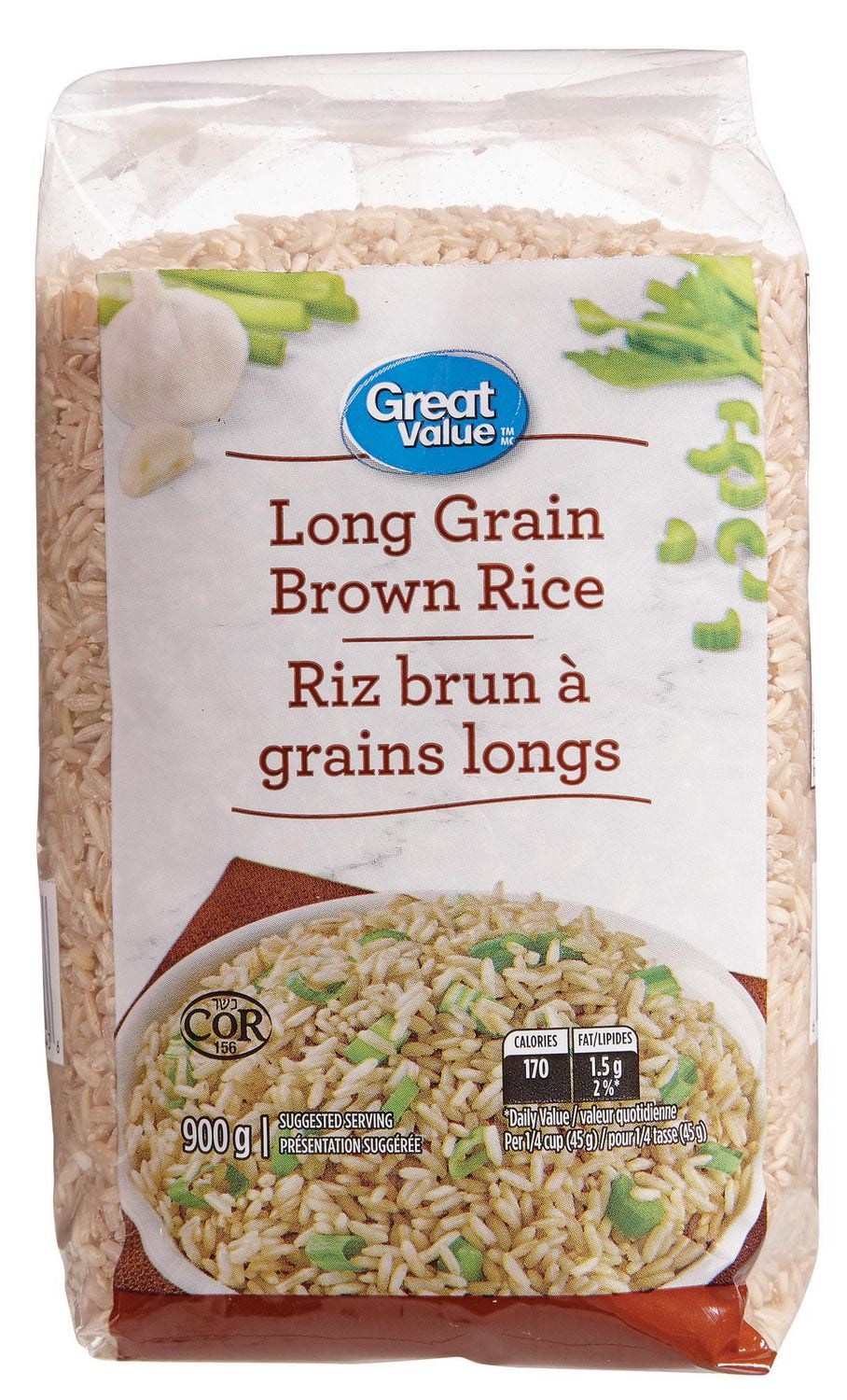 Great Value Long Grain Brown Rice Walmart Canada