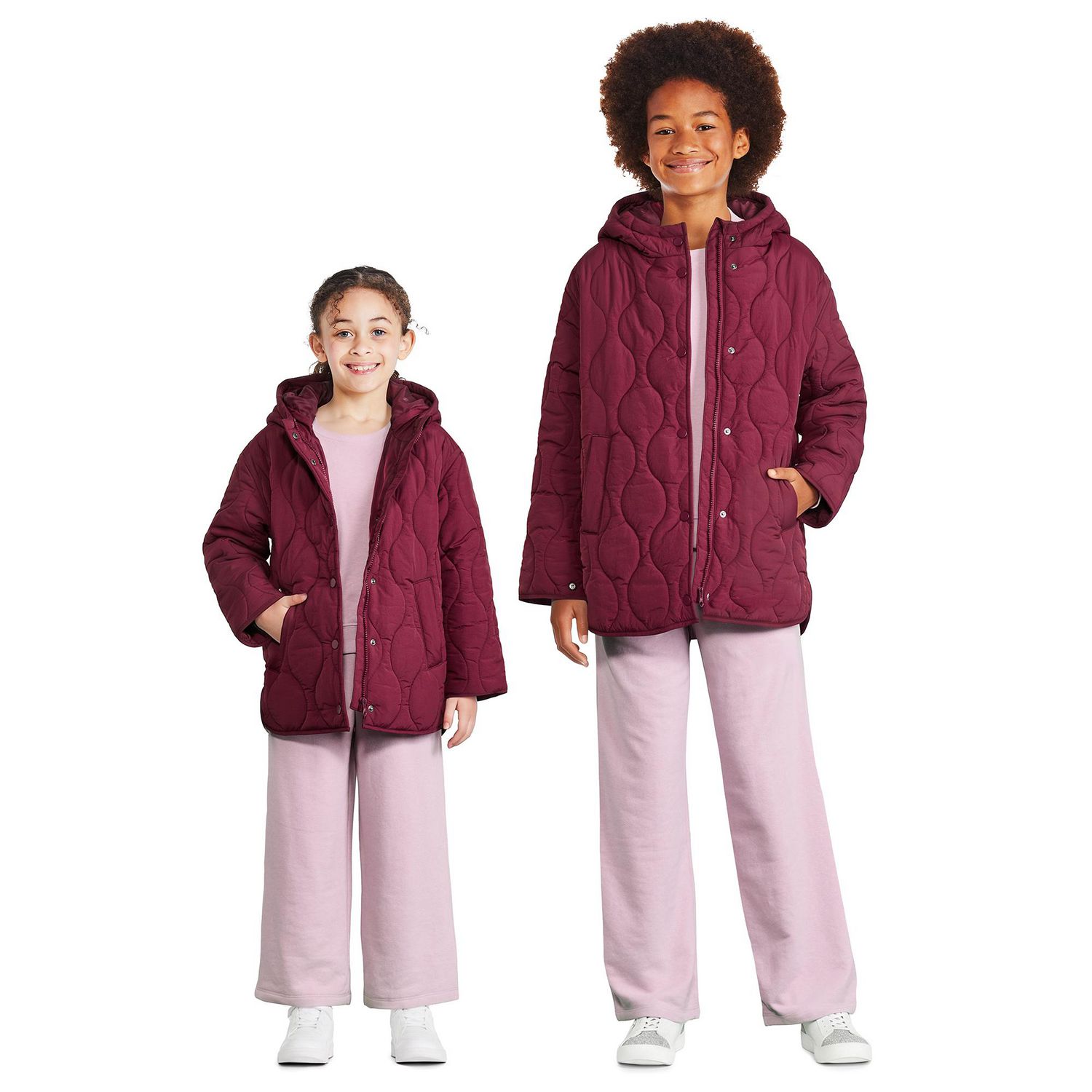 Manteau piqué George pour filles