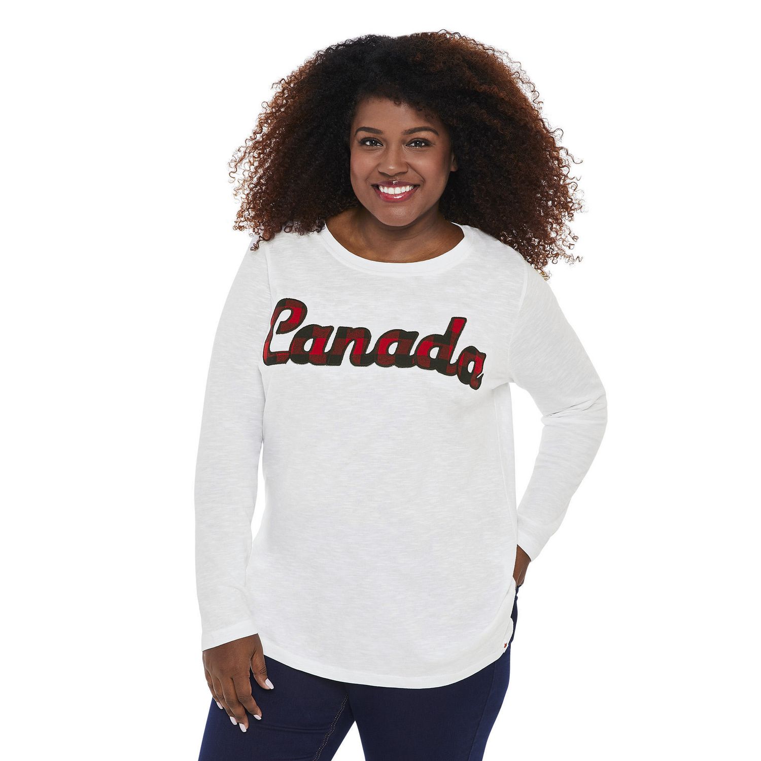 Canadiana Plus Women's Long Sleeve Tee | Walmart Canada