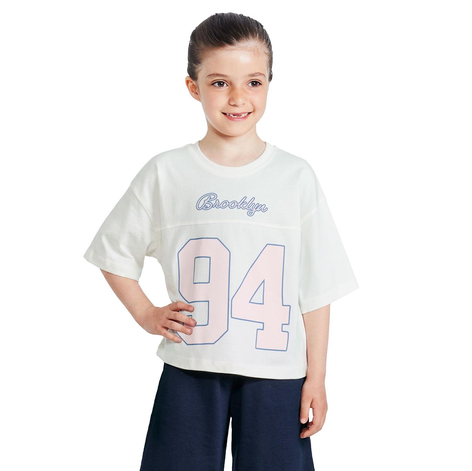 T-shirt style universitaire George pour filles