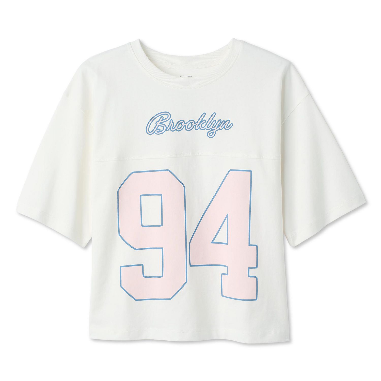 T-shirt style universitaire George pour filles