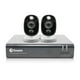 Système de sécurité DVR pour disque dur Swann 1080p HD 4 canaux 1 TO avec 2 caméras de sécurité extérieure 1080 PIR avec avertissement (PRO-1080MSFB) – image 2 sur 9