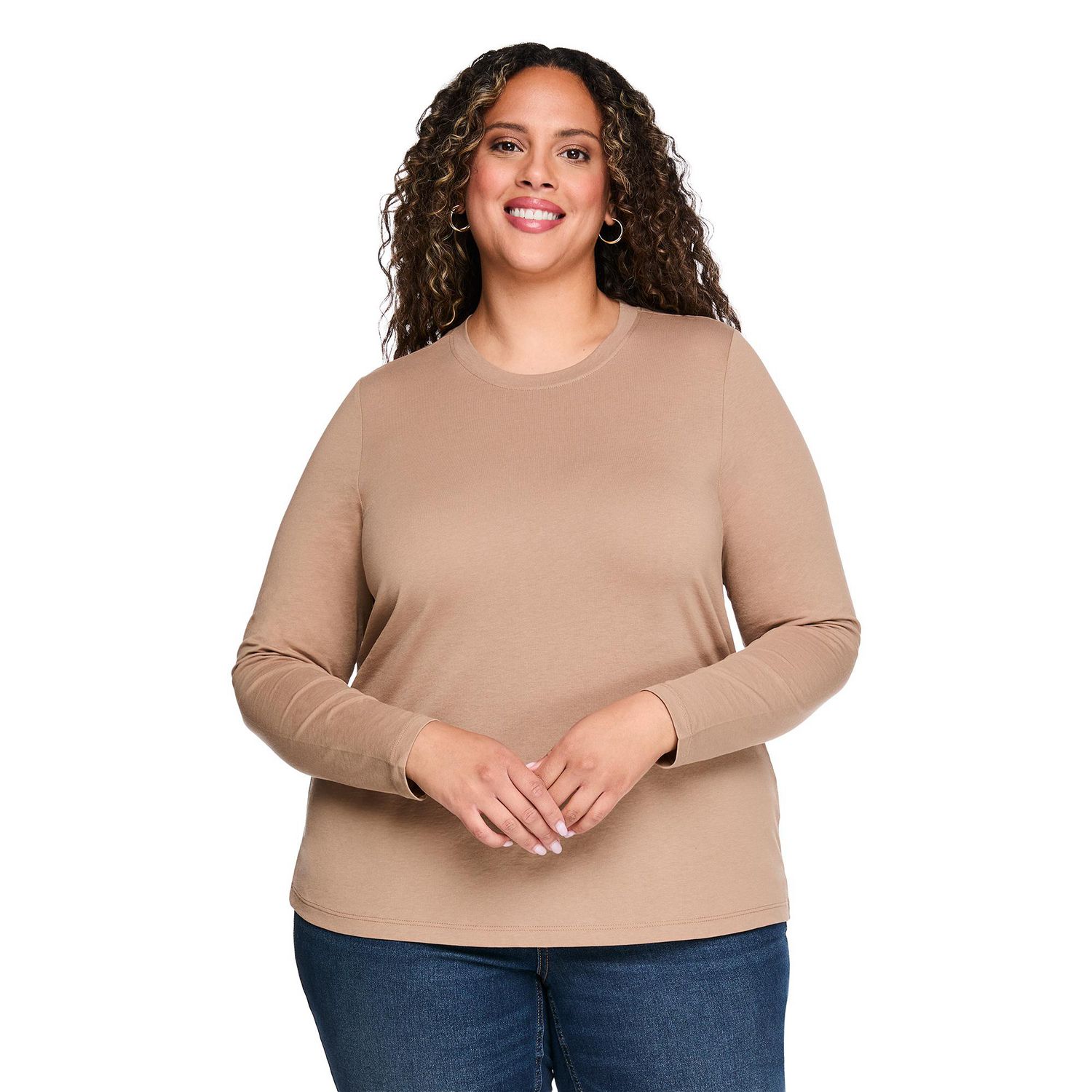 T-shirt à manches longues Lane Bryant Plus pour femmes
