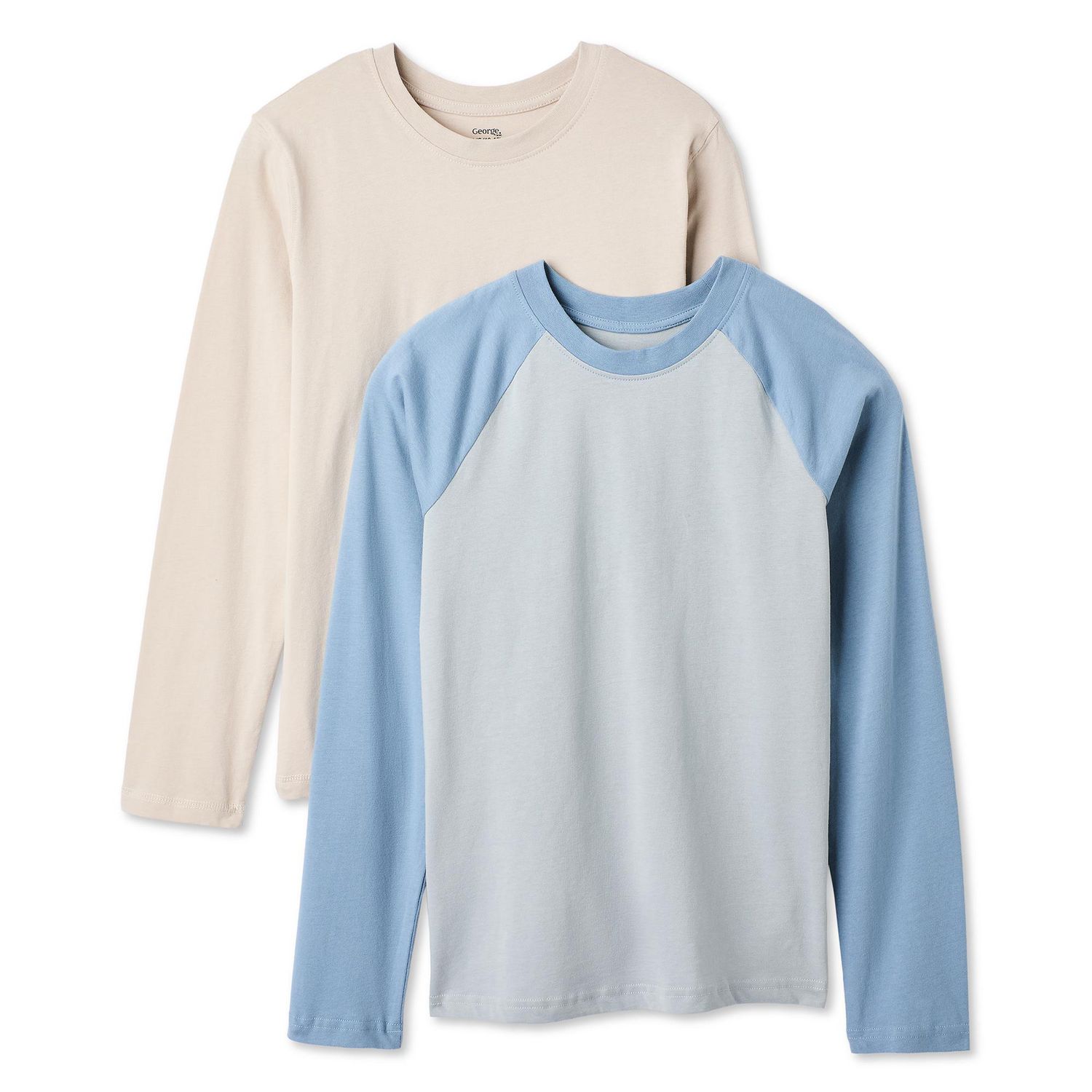 Lot de 2 t-shirts à manches longues George pour garçons