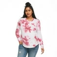 thumbnail image 1 of Paisley Sky Maternity Oversized High-Low Hem Top, 1 of 6
