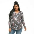 thumbnail image 1 of Paisley Sky Maternity Oversized High-Low Hem Top, 1 of 6