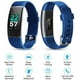 Letsfit ID131 Bracelet d'activité physique à écran couleur avec moniteur de fréquence cardiaque - Bleu – image 4 sur 8
