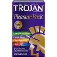 thumbnail image 1 of Trojan Pleasure Pack Assorted Lubricated Condoms, Extra Stimulting, 1 of 7