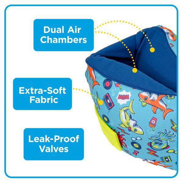 Little Tikes Fabric Arm Floaties - Beach Blue