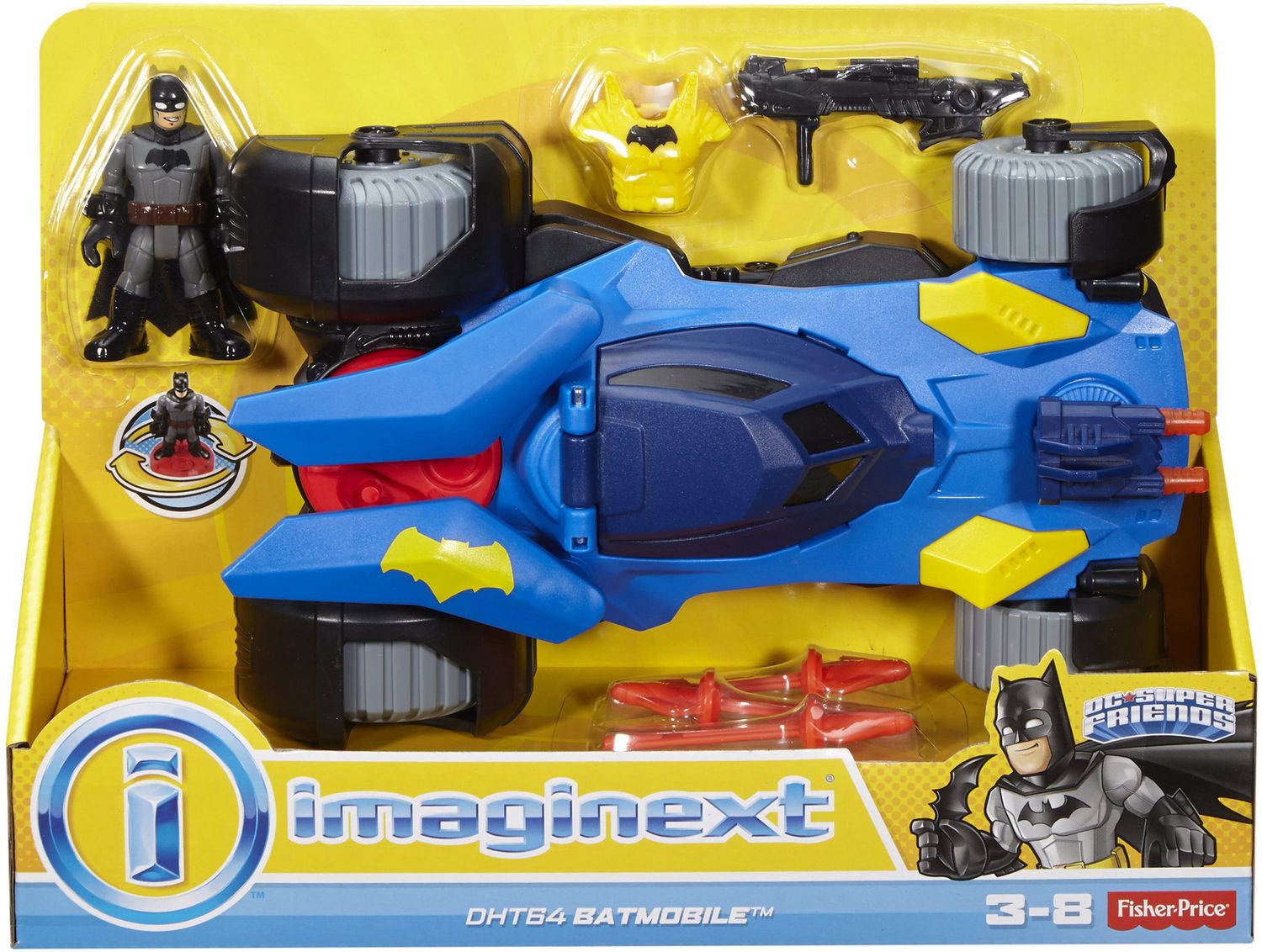 Fisher-Price Imaginext DC Super Friends Batmobile Vehicle - Walmart.ca