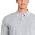 thumbnail image 4 of George Men's Long Sleeve Pique Polo, 4 of 6