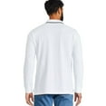 thumbnail image 3 of George Men's Long Sleeve Pique Polo, 3 of 6