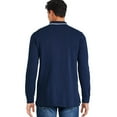 thumbnail image 3 of George Men's Long Sleeve Pique Polo, 3 of 6