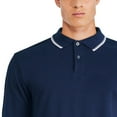 thumbnail image 4 of George Men's Long Sleeve Pique Polo, 4 of 6