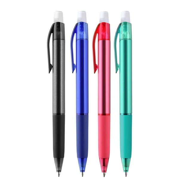 FriXion Ball Clicker Erasable Pens - Blue, Fine 0.7mm point, 2-pk 
